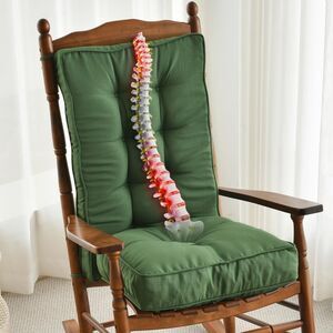 Sunrox RC4399 Memory Foam Rocking Chair Cushion Set Army Green (Set of 2)